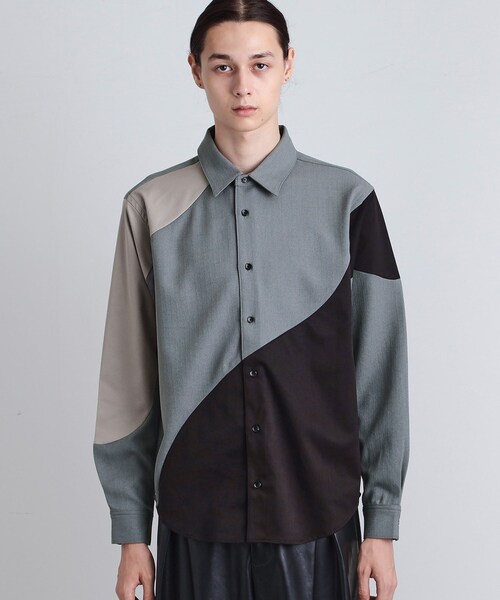 tk.TAKEO KIKUCHI（ティーケータケオキクチ）の「ヘリンボーンカーブスイッチシャツ（シャツ/ブラウス・メンズ・ライトグレー/ブラック/ブラウン系その他・01/02/03）」の20枚目の写真