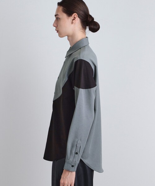 tk.TAKEO KIKUCHI（ティーケータケオキクチ）の「ヘリンボーンカーブスイッチシャツ（シャツ/ブラウス・メンズ・ライトグレー/ブラック/ブラウン系その他・01/02/03）」の15枚目の写真