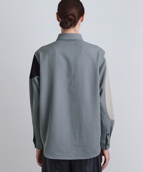 tk.TAKEO KIKUCHI（ティーケータケオキクチ）の「ヘリンボーンカーブスイッチシャツ（シャツ/ブラウス・メンズ・ライトグレー/ブラック/ブラウン系その他・01/02/03）」の19枚目の写真