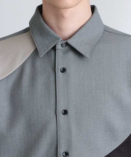 tk.TAKEO KIKUCHI（ティーケータケオキクチ）の「ヘリンボーンカーブスイッチシャツ（シャツ/ブラウス・メンズ・ライトグレー/ブラック/ブラウン系その他・01/02/03）」の17枚目の写真