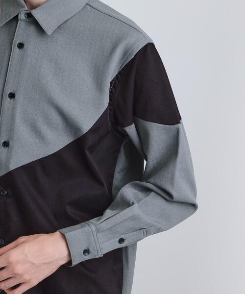 tk.TAKEO KIKUCHI（ティーケータケオキクチ）の「ヘリンボーンカーブスイッチシャツ（シャツ/ブラウス・メンズ・ライトグレー/ブラック/ブラウン系その他・01/02/03）」の21枚目の写真