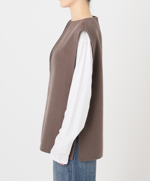 セール】ダブルフェイスVネックベスト（ベスト）｜Spick & Span