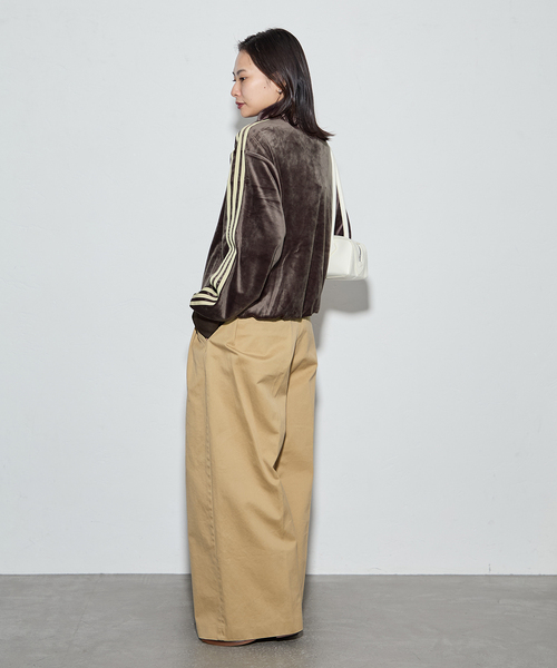 adidas Originals（アディダスオリジナルス）の「【adidas originals/アディダス オリジナルス】FB TT VELOUR（その他アウター・レディース・ブラウン・MEDIUM/SMALL）」の4枚目の写真