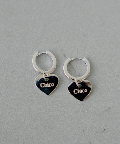 ハートデザインフープピアス（ピアス（両耳用））｜Chico（チコ）の