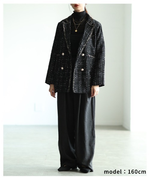 ツイードテーラードジャケット（テーラードジャケット）｜Sawa a la