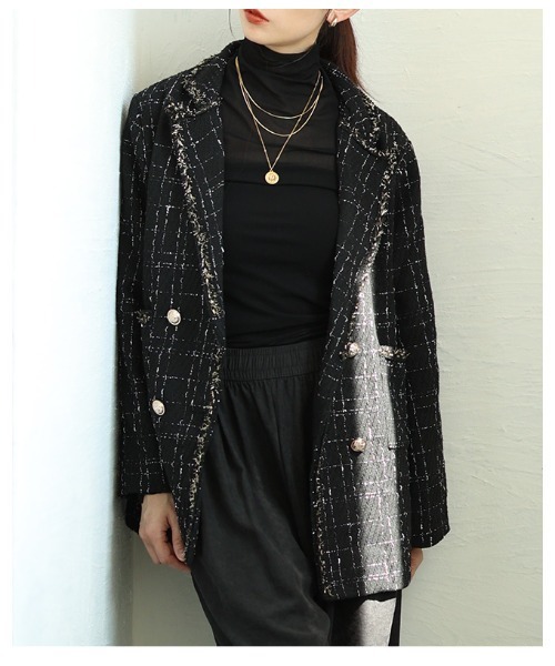 セール】ツイードテーラードジャケット（テーラードジャケット）｜Sawa