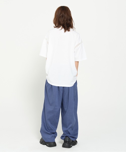 STOF(ストフ)の「ONE-LOVE EMBROI SAMUE T-SHIRT(Tシャツ/カットソー・メンズ・ブラック/ホワイト・S/M)」の6枚目の写真