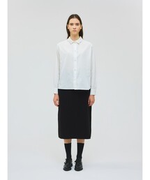 mizuiroind（ミズイロインド）の「mizuiro ind シードステッチAラインスカート（スカート）」