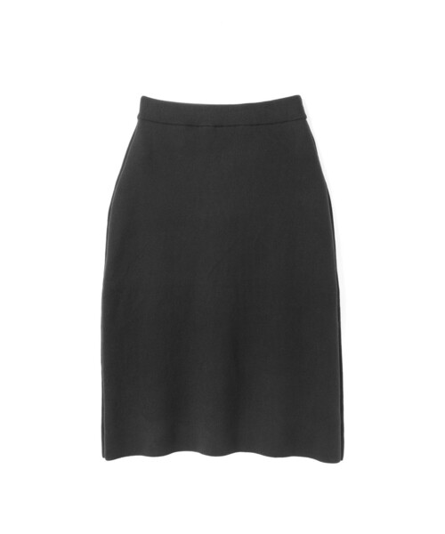 mizuiroind（ミズイロインド）の「mizuiro ind シードステッチAラインスカート（スカート・レディース・ブラック/グレー/カーキ・FREE）」の4枚目の写真