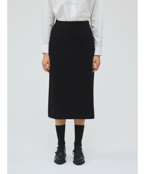 mizuiroind（ミズイロインド）の「mizuiro ind シードステッチAラインスカート（スカート・レディース・ブラック/グレー/カーキ・FREE）」の11枚目の写真