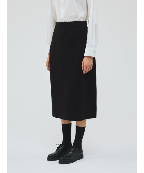 mizuiroind（ミズイロインド）の「mizuiro ind シードステッチAラインスカート（スカート・レディース・ブラック/グレー/カーキ・FREE）」の12枚目の写真