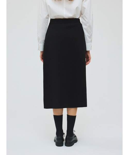 mizuiroind（ミズイロインド）の「mizuiro ind シードステッチAラインスカート（スカート・レディース・ブラック/グレー/カーキ・FREE）」の14枚目の写真