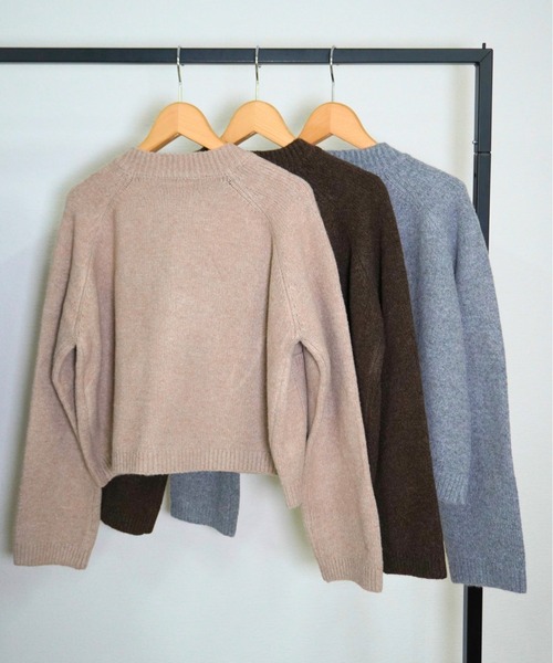 gossara（ゴサラ）の「JK風ヤクタッチCD（カーディガン/ボレロ・レディース・チャコール/ブラウン/ベージュ・FREE）」の16枚目の写真