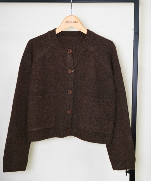 gossara（ゴサラ）の「JK風ヤクタッチCD（カーディガン/ボレロ・レディース・チャコール/ブラウン/ベージュ・FREE）」の19枚目の写真