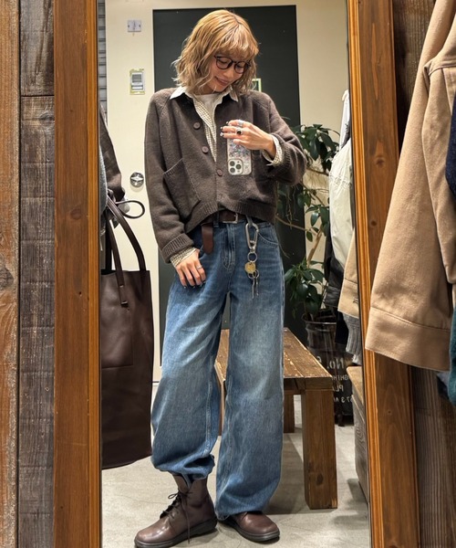 gossara（ゴサラ）の「JK風ヤクタッチCD（カーディガン/ボレロ・レディース・チャコール/ブラウン/ベージュ・FREE）」の21枚目の写真