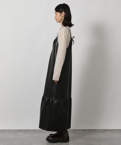 LAKOLE（ラコレ）の「アソートVネックキャミワンピース/604906（ワンピース・レディース・ダークブラウン/その他9・FREE）」の14枚目の写真