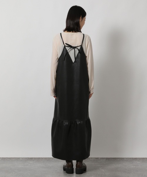 LAKOLE（ラコレ）の「アソートVネックキャミワンピース/604906（ワンピース・レディース・ダークブラウン/その他9・FREE）」の15枚目の写真