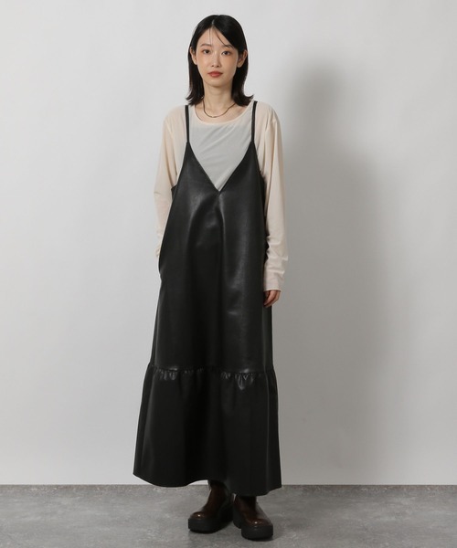 LAKOLE（ラコレ）の「アソートVネックキャミワンピース/604906（ワンピース・レディース・ダークブラウン/その他9・FREE）」の13枚目の写真