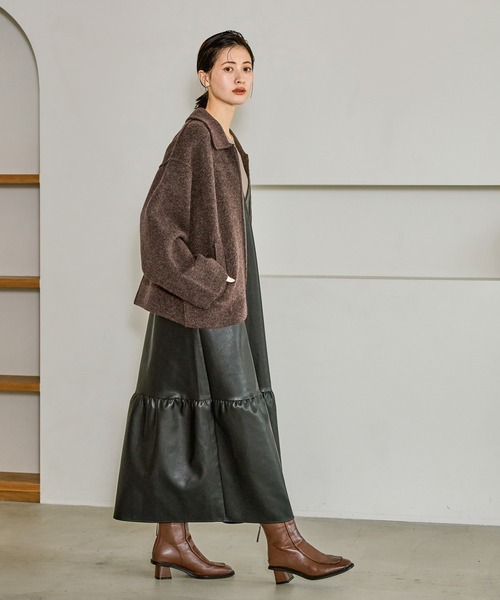 LAKOLE（ラコレ）の「アソートVネックキャミワンピース/604906（ワンピース・レディース・ダークブラウン/その他9・FREE）」の10枚目の写真