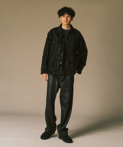 ベロアデニム カバーオール（カバーオール）｜417 EDIFICE（フォー