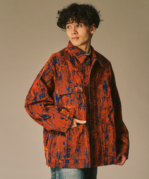 蒼*犬様 70s ビューティフルライフ Woolrich オレンジ カバーオール