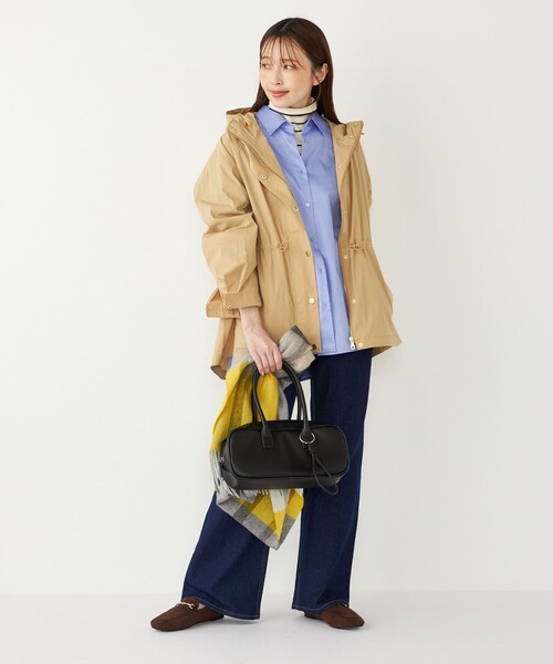 SHIPS Colors（シップス カラーズ）の「SHIPS Colors:スクエア ボストン バッグ（ショルダーバッグ・レディース・ブラック/ブラウン・ONE SIZE）」の15枚目の写真