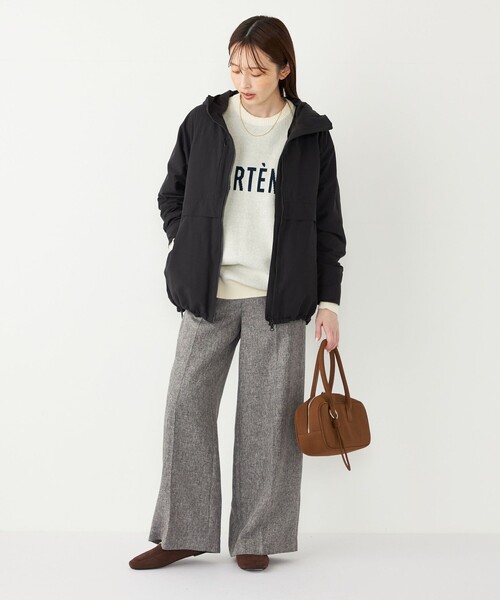 SHIPS Colors（シップス カラーズ）の「SHIPS Colors:スクエア ボストン バッグ（ショルダーバッグ・レディース・ブラック/ブラウン・ONE SIZE）」の17枚目の写真