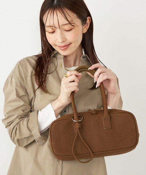 ゴールデングース スクエア型ダブルジップボストンバッグ ブラウン ゴールデングース スクエア型ダブルジップボストンバッグ ブラウン