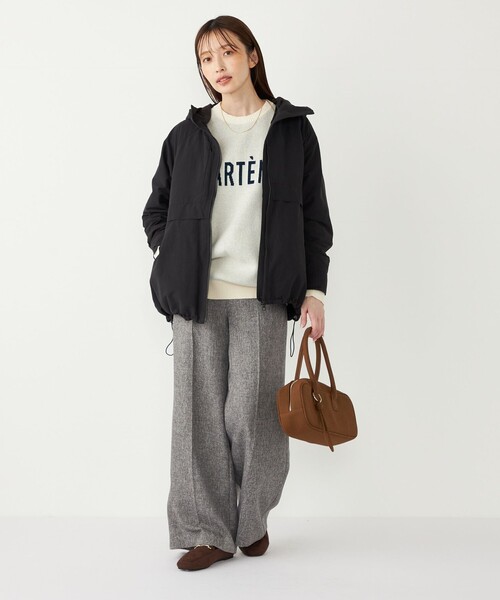 SHIPS Colors（シップス カラーズ）の「SHIPS Colors:スクエア ボストン バッグ（ショルダーバッグ・レディース・ブラック/ブラウン・ONE SIZE）」の5枚目の写真