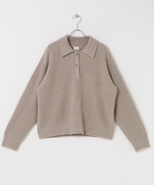 セール】FOX混衿付き畦ニット（ニット/セーター）｜URBAN RESEARCH