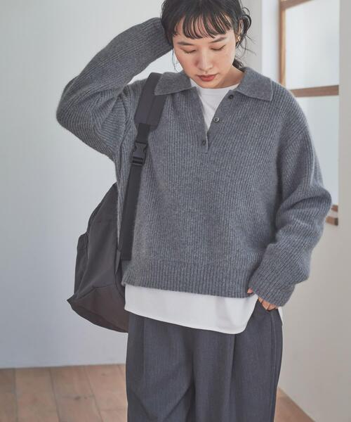 URBAN RESEARCH DOORS（アーバンリサーチドアーズ）の「FOX混衿付き畦