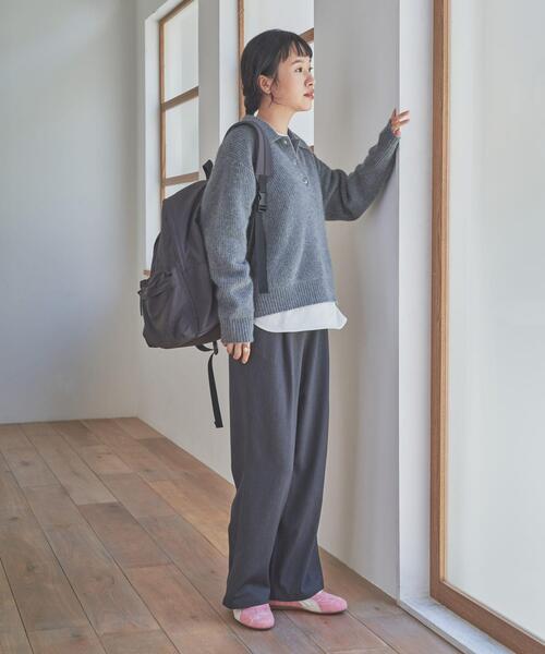 セール】FOX混衿付き畦ニット（ニット/セーター）｜URBAN RESEARCH