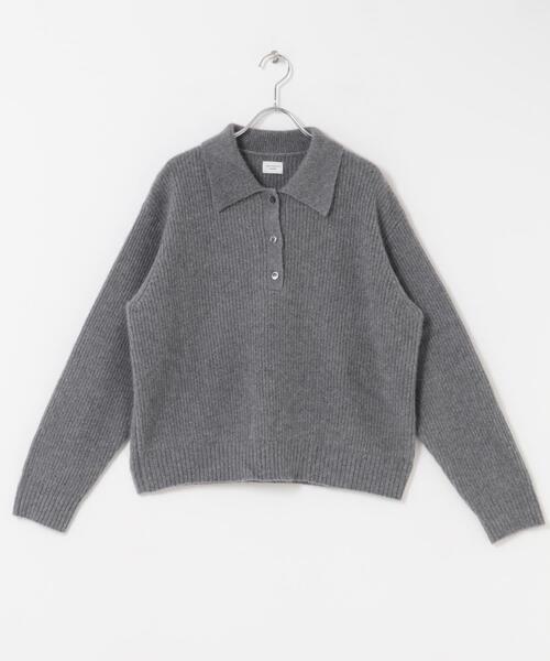 セール】FOX混衿付き畦ニット（ニット/セーター）｜URBAN RESEARCH