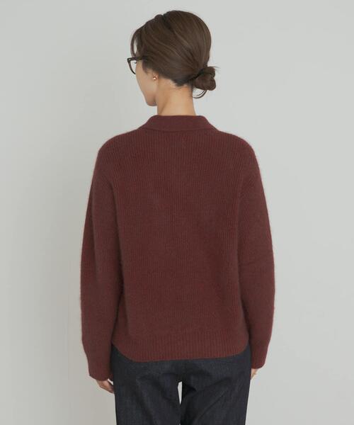 セール】FOX混衿付き畦ニット（ニット/セーター）｜URBAN RESEARCH