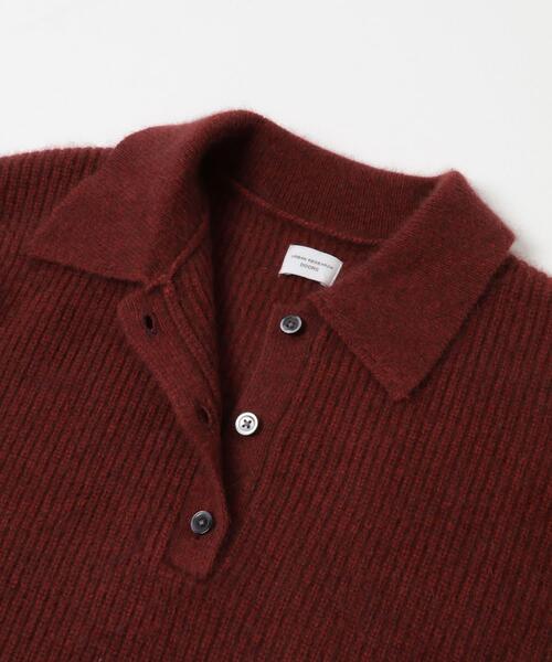 URBAN RESEARCH DOORS(アーバンリサーチドアーズ)の「FOX混衿付き畦ニット(ニット/セーター・レディース・ベージュ/ボルドー/グレー・FREE)」の19枚目の写真