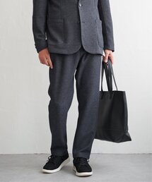 IKKA LOUNGE（イッカラウンジ）の「【セットアップ対応】GOKU楽ワークウールライクパンツ（その他パンツ）」