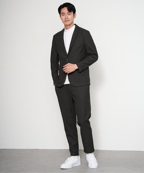 IKKA LOUNGE(イッカラウンジ)の「【セットアップ対応】GOKU楽ワークウールライクパンツ(その他パンツ・メンズ・ネイビー/チャコール/ダークブラウン・S/M/XL/L)」の13枚目の写真