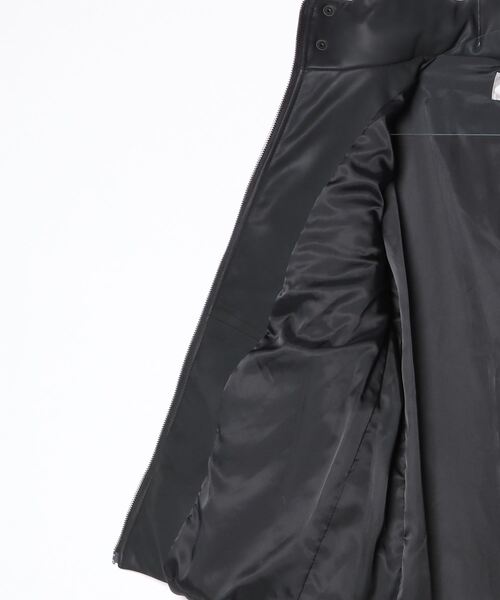 HIGH STREET（ハイストリート）の「ｷﾙﾄﾚｻﾞｰﾌｰﾃﾞｯﾄﾞﾀﾞｳﾝBL（ダウンジャケット/コート・メンズ・ブラック・LARGE/LL/MEDIUM/SMALL）」の5枚目の写真