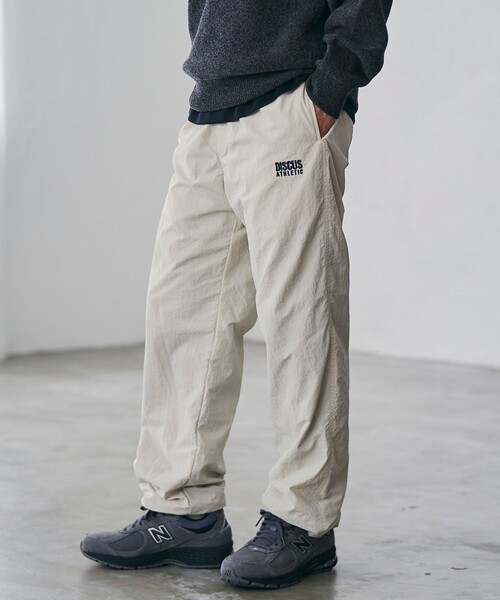 DISCUS（ディスカス）の「DISCUS（ディスカス）別注裏フリースナイロンパンツ（その他パンツ・メンズ・ネイビー/ダークグレー/オフホワイト・XL/L/M/S）」の5枚目の写真