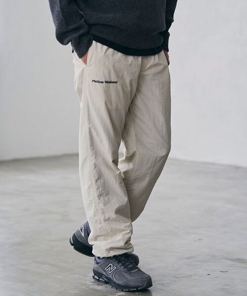 DISCUS（ディスカス）の「DISCUS（ディスカス）別注裏フリースナイロンパンツ（その他パンツ・メンズ・ネイビー/ダークグレー/オフホワイト・XL/L/M/S）」の6枚目の写真