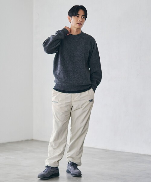 DISCUS（ディスカス）の「DISCUS（ディスカス）別注裏フリースナイロンパンツ（その他パンツ・メンズ・ネイビー/ダークグレー/オフホワイト・XL/L/M/S）」の8枚目の写真
