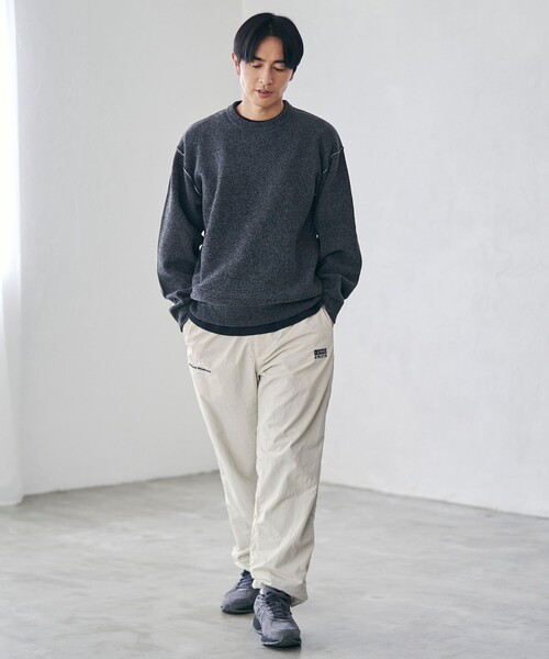 DISCUS（ディスカス）の「DISCUS（ディスカス）別注裏フリースナイロンパンツ（その他パンツ・メンズ・ネイビー/ダークグレー/オフホワイト・XL/L/M/S）」の9枚目の写真