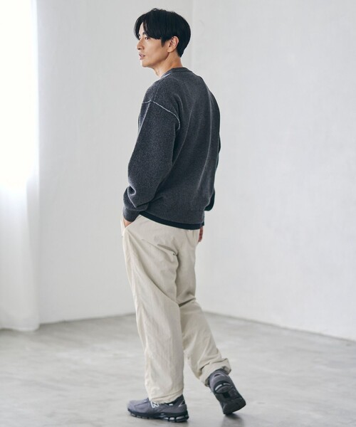 DISCUS（ディスカス）の「DISCUS（ディスカス）別注裏フリースナイロンパンツ（その他パンツ・メンズ・ネイビー/ダークグレー/オフホワイト・XL/L/M/S）」の10枚目の写真