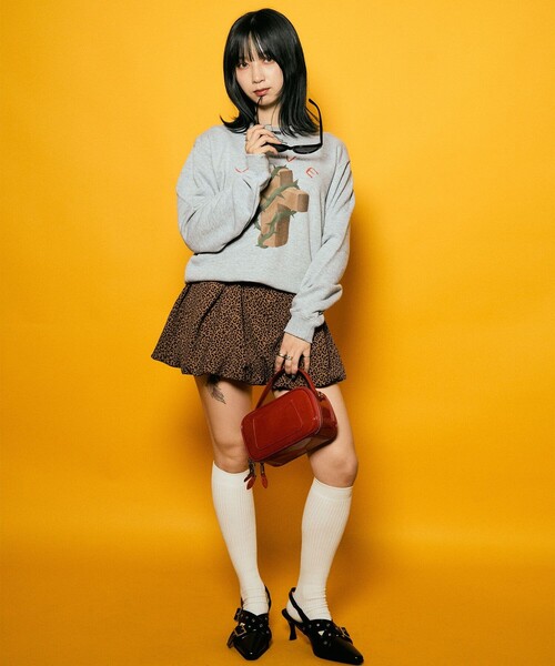 Subciety(サブサエティ)の「【WOMEN】Thorn cross sweat shirt(スウェット・レディース・グレー/ストーン/ブラック・FREE)」の21枚目の写真