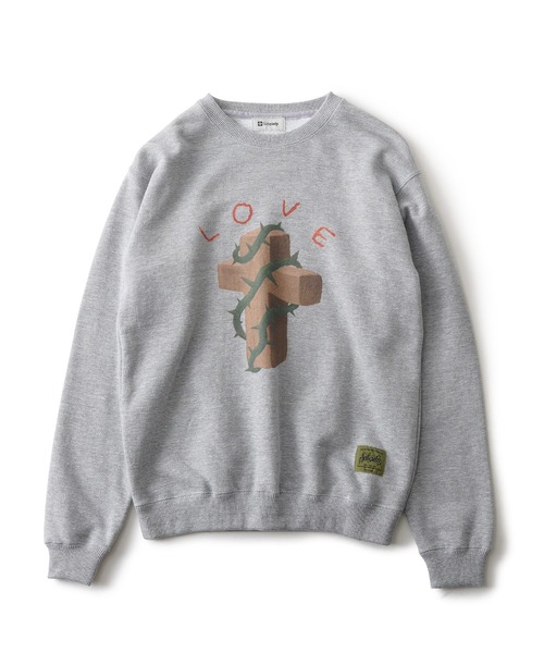 Subciety（サブサエティ）の「【WOMEN】Thorn cross sweat shirt（スウェット・レディース・グレー/ストーン/ブラック・FREE）」の13枚目の写真