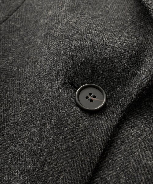 Whim Gazette(ウィムガゼット)の「ウールシングルジャケット(テーラードジャケット・レディース・グレー/ブラウン・FREE)」の9枚目の写真