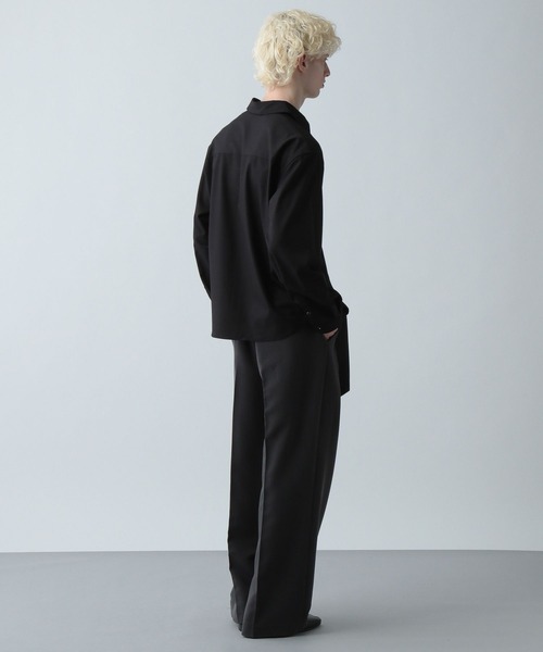 HARE（ハレ）の「パールボタンブロードシャツ(HARE)（シャツ/ブラウス・メンズ・ブルー/ブラック/ホワイト・SMALL/MEDIUM）」の12枚目の写真