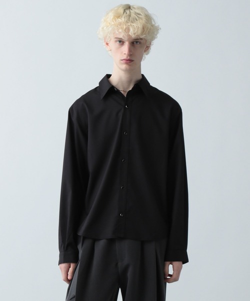 HARE（ハレ）の「パールボタンブロードシャツ(HARE)（シャツ/ブラウス・メンズ・ブルー/ブラック/ホワイト・SMALL/MEDIUM）」の20枚目の写真