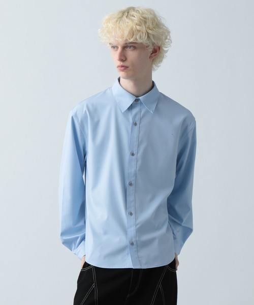 HARE（ハレ）の「パールボタンブロードシャツ(HARE)（シャツ/ブラウス・メンズ・ブルー/ブラック/ホワイト・SMALL/MEDIUM）」の22枚目の写真