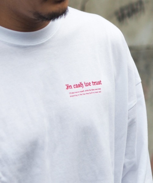 Leyline（レイライン）の「【Leyline】Urban Maria l/s tee（Tシャツ/カットソー・メンズ・ホワイト×ブルー/ホワイト×レッド/ブラック×ホワイト・LARGE/MEDIUM/X-LARGE）」の14枚目の写真